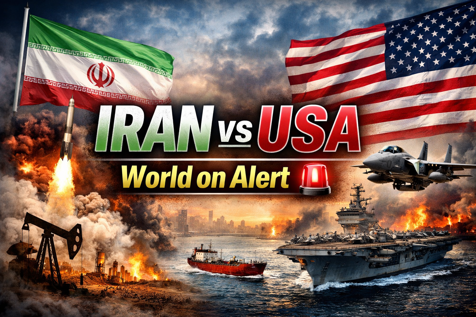 IRAN vs USA World on Alert 🚨
